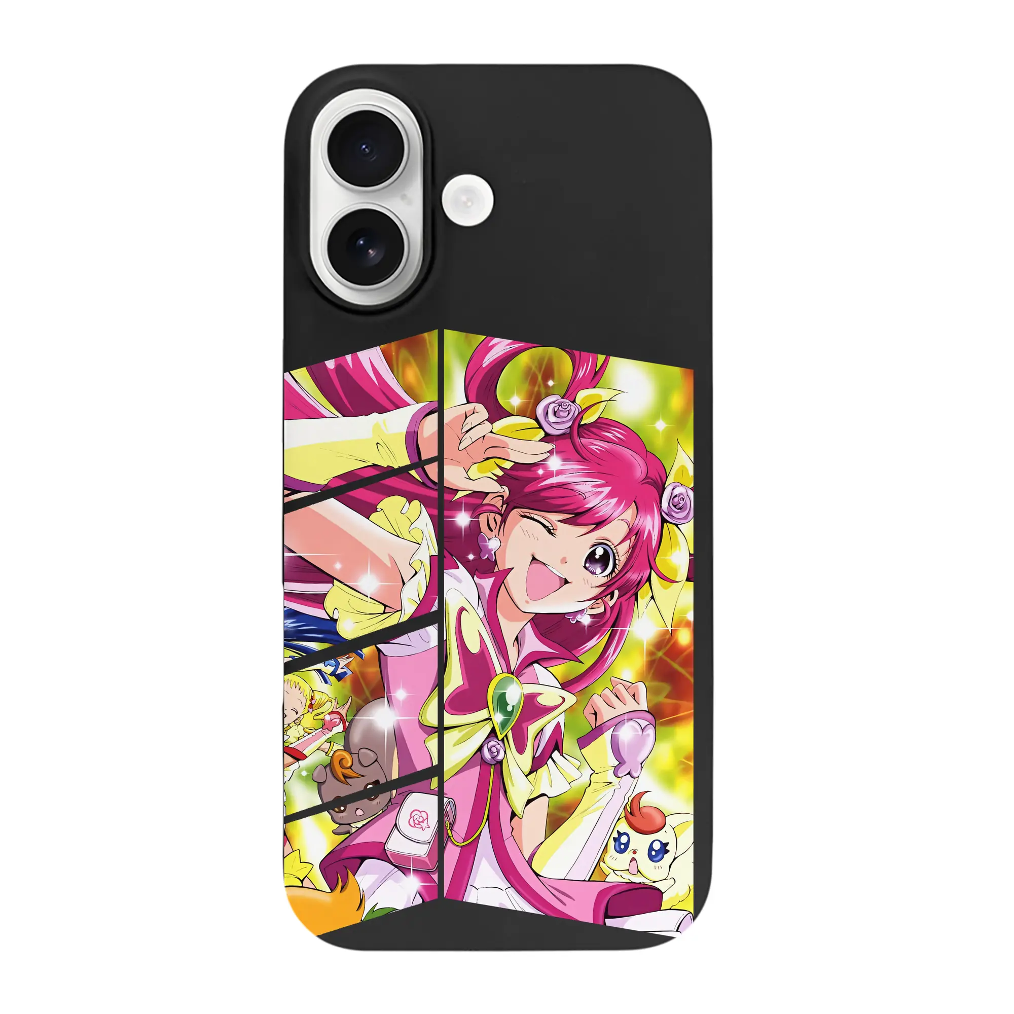 プリキュア グッズ,夢原のぞみ - iPhone 17 シリーズ シリコンケース 薄型 耐衝撃 指紋防止 ソフトタッチカバー 精密フィット 傷防止 保護ケース iPhone 17/17 Air/17 Pro/17 Pro Max 対応